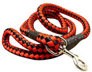 5 foot Round Nylon Leash With Brass Snap for Doberman  5 foot Round Nylon Leash With Brass Snap for Doberman